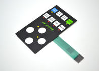 Contact à membrane multi flexible des clés LED avec la surface brillante et tactile