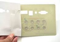 Clavier numérique de contact à membrane de preuve de la poussière, commutateur tactile fait sur commande de bouton