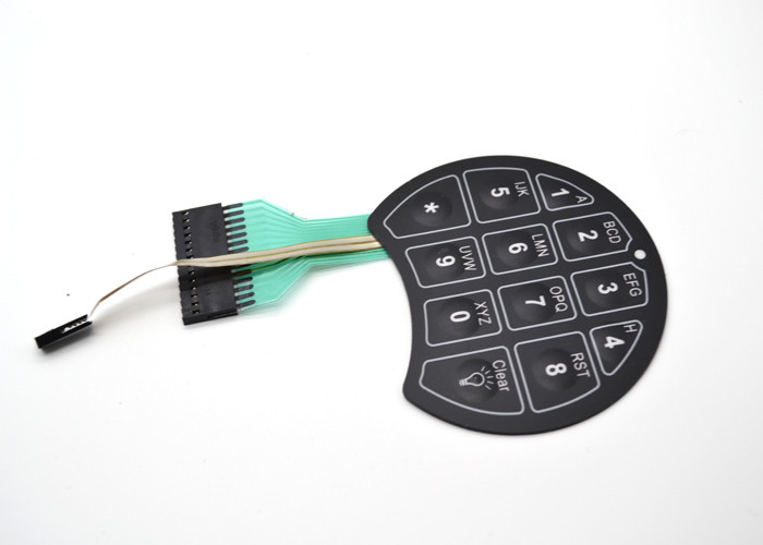 Les appareils ménagers ont illuminé le clavier numérique de contact à membrane avec l'éclairage de dos d'EL
