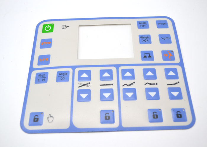 Clavier numérique tactile de relief de contact à membrane, commutateur multi de panneau de membrane de bouton