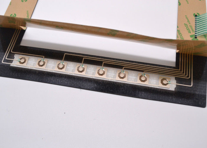 Clavier éclairé à contre-jour durable de contact à membrane avec la fenêtre claire pour l'équipement d'instrument