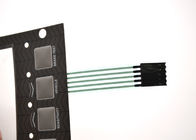 Imperméabilisez le clavier de membrane tactile de dôme 4 en métal pour les composants électroniques