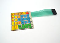 Plat/a gravé le clavier numérique en refief tactile de membrane, contact à membrane de bouton poussoir
