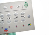 Clavier numérique tactile de relief étanche à l'humidité de contact à membrane de LED pour les instruments médicaux