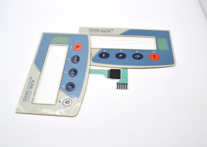 Type tactile de relief de dôme en métal d'éraflure de contact à membrane de 5 boutons anti- non
