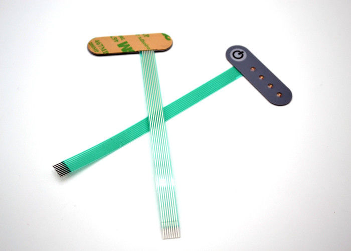 Quatre peu de contact à membrane du bouton LED, type flexible de panneau de commande de membrane