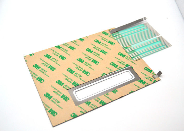 Armature du type tactile de relief par bouton multi scellé par circuit de contacts à membrane