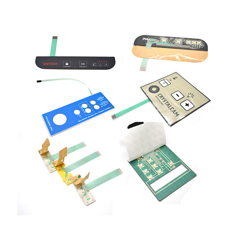 Plastique blanc d'Oven Membrane Switch Panel Customized de micro-onde