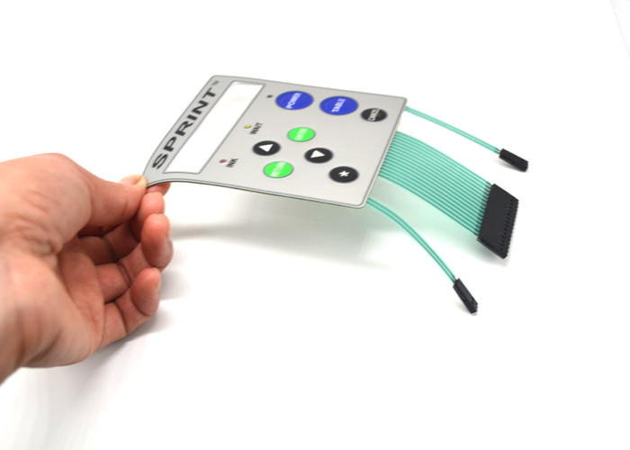 Contact à membrane du contrôleur d'imprimante LED avec les boutons de relief tactiles