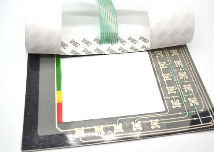 Préparation de surface colorée d'impression d'écran de contact à membrane de dôme en métal