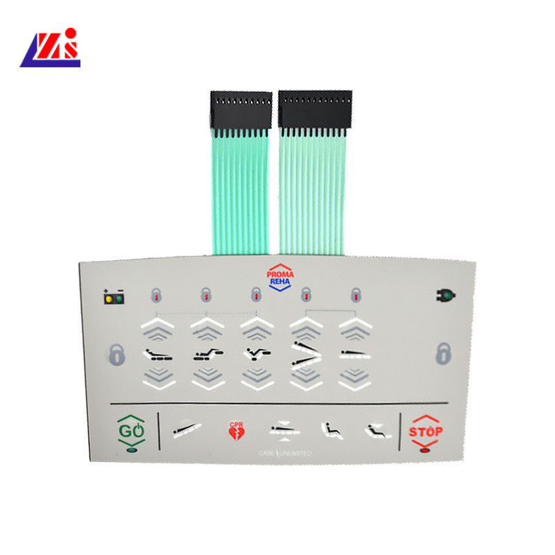 Écran de relief imprimant le contact à membrane du clavier numérique LED de carte PCB
