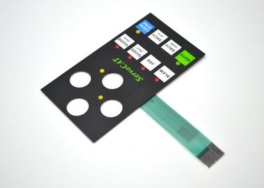 Contact à membrane multi flexible des clés LED avec la surface brillante et tactile